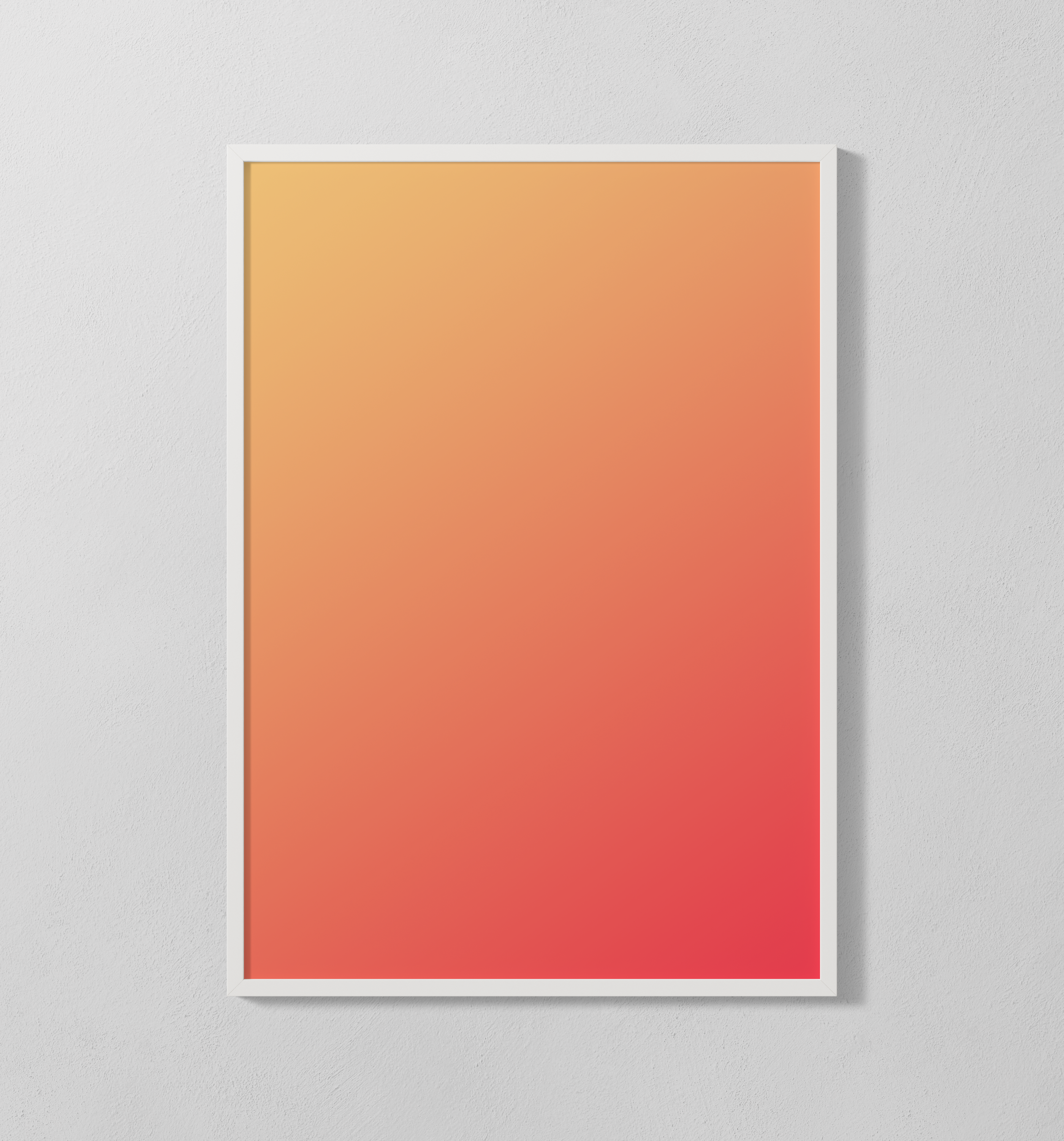Orangener Farbverlauf | Poster